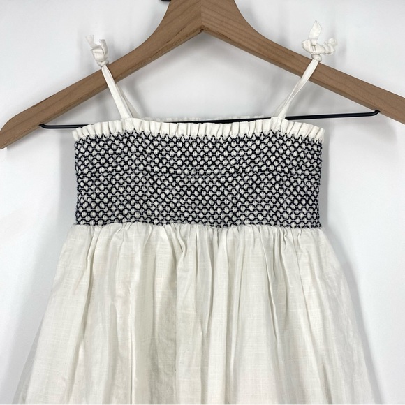 Janie & Jack Girls Smocked Palm Dress - Picture 6 of 7